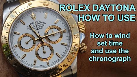 rolex daytona manual pdf|rolex watch setting instructions.